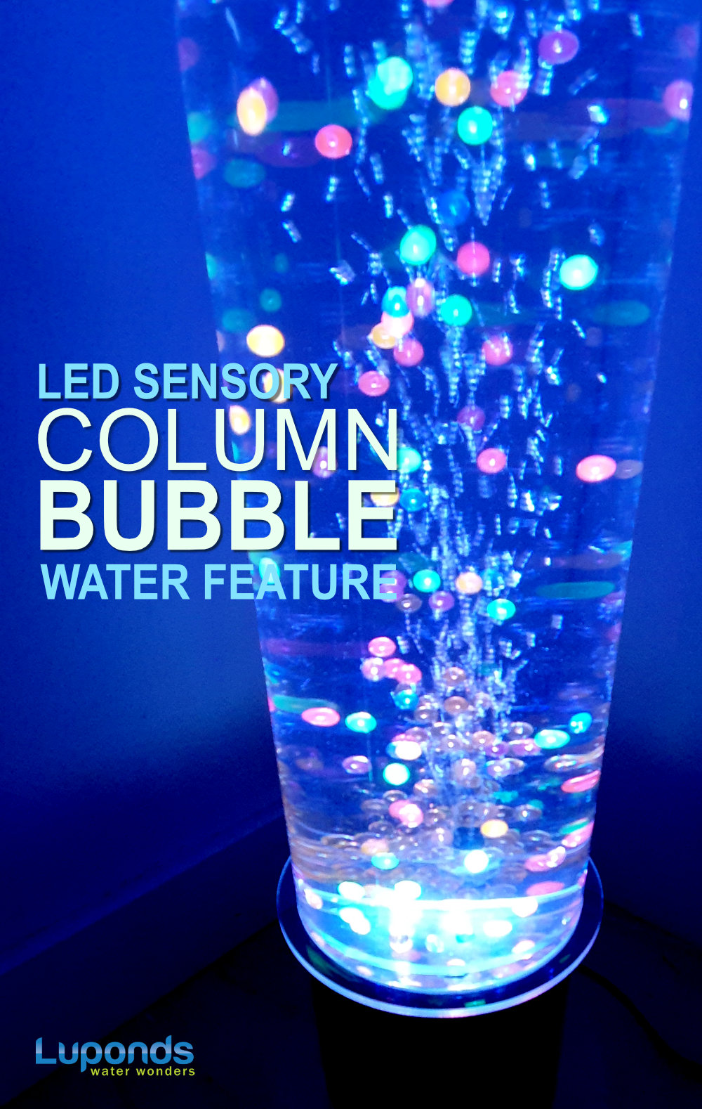 SENSORY BUBBLE WATER FEATURES